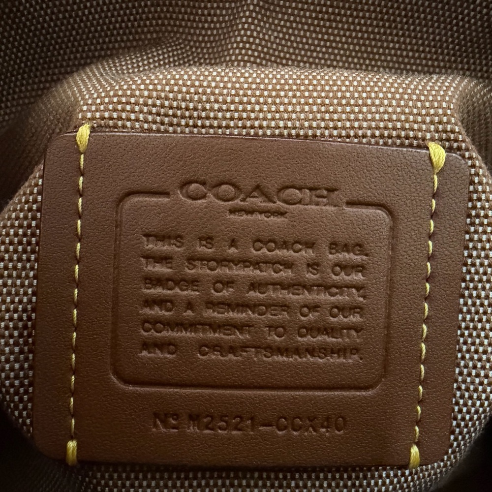 Coach Compass 25 Warm Brown Suede with Extra Straps - Picture 9 of 12
